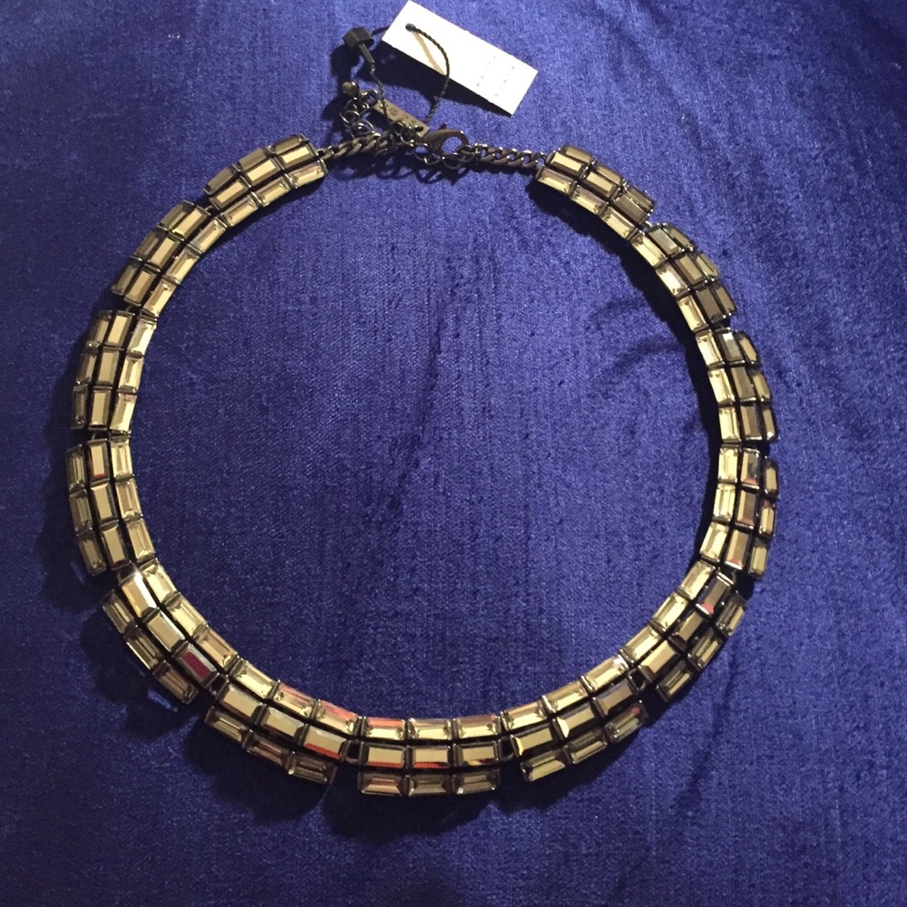 Ombré-Baguette Collar Necklace